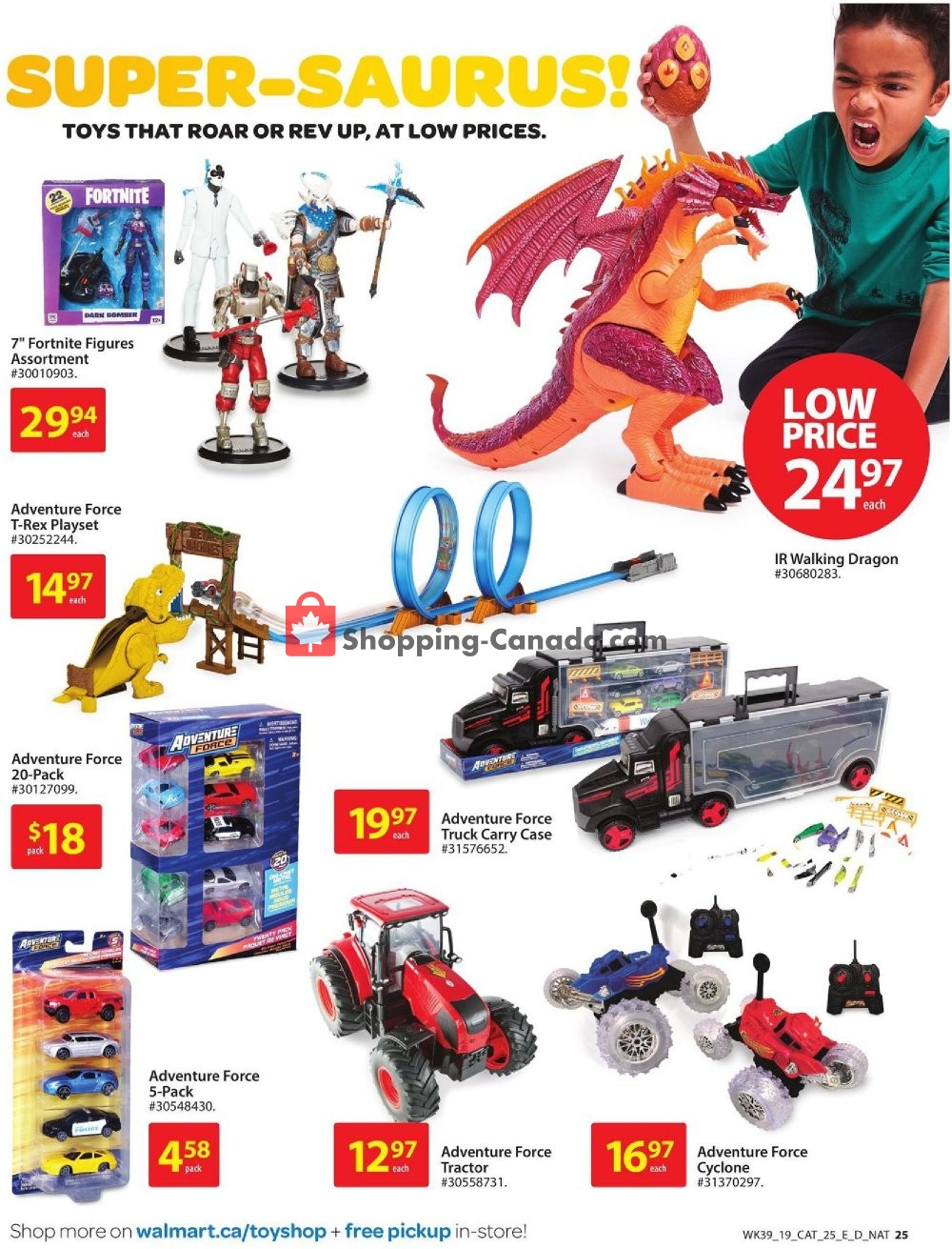 Walmart flyer from Thursday October 17, 2019 to Wednesday December 25, 2019 - page 25