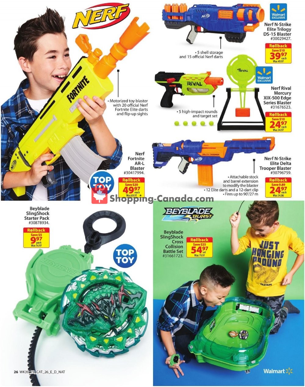 Walmart flyer from Thursday October 17, 2019 to Wednesday December 25, 2019 - page 26