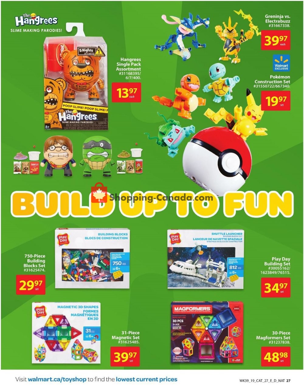 Walmart flyer from Thursday October 17, 2019 to Wednesday December 25, 2019 - page 27