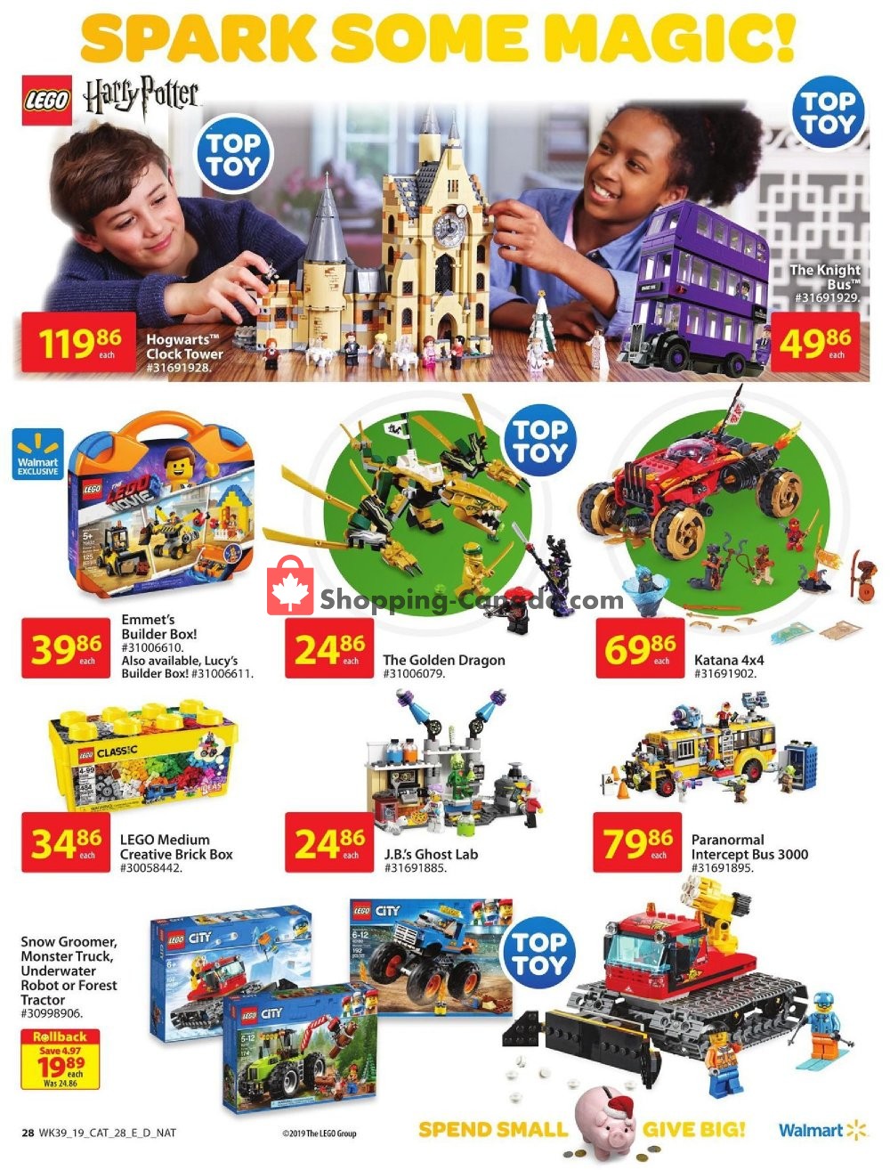 Walmart flyer from Thursday October 17, 2019 to Wednesday December 25, 2019 - page 28