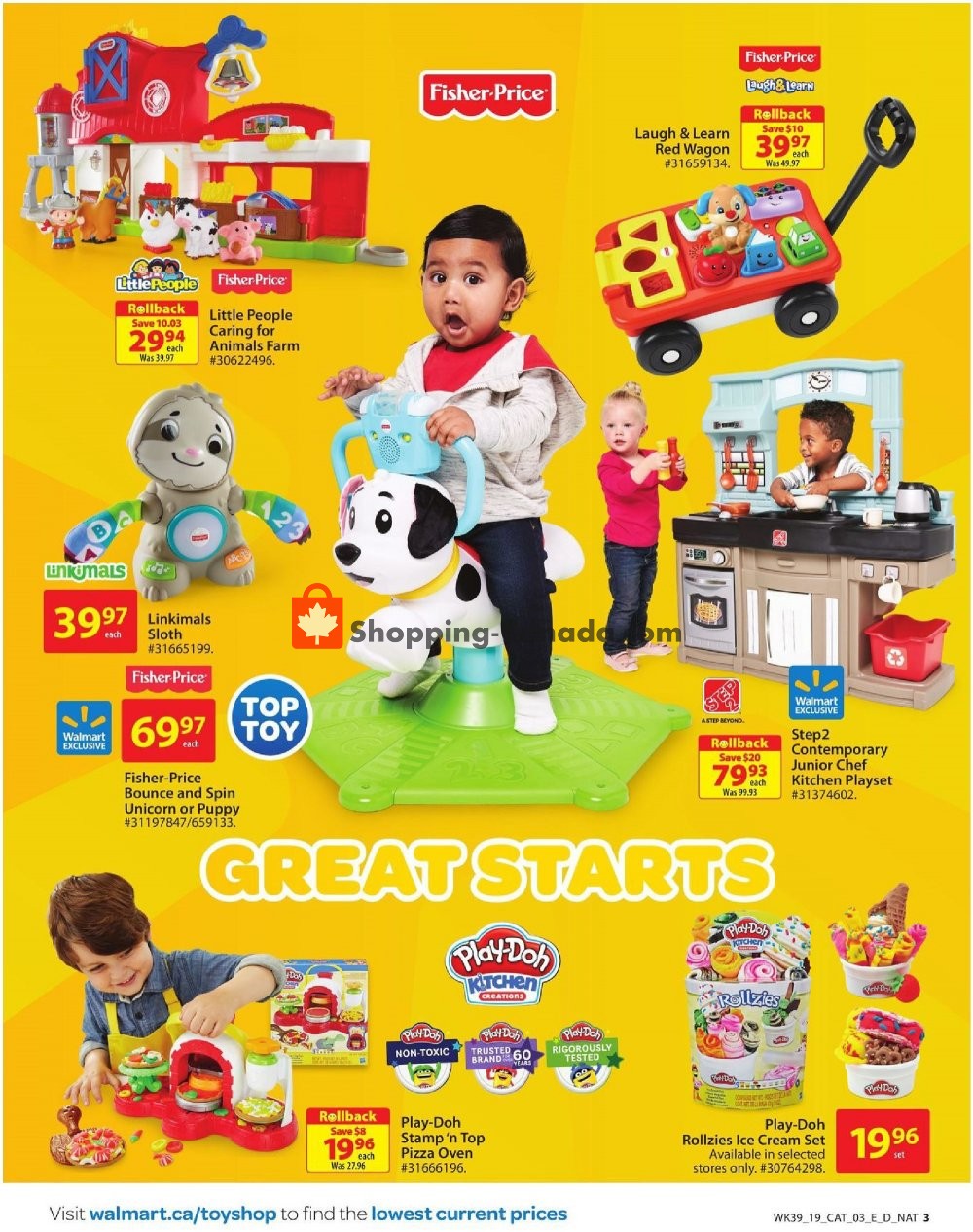 Walmart flyer from Thursday October 17, 2019 to Wednesday December 25, 2019 - page 3