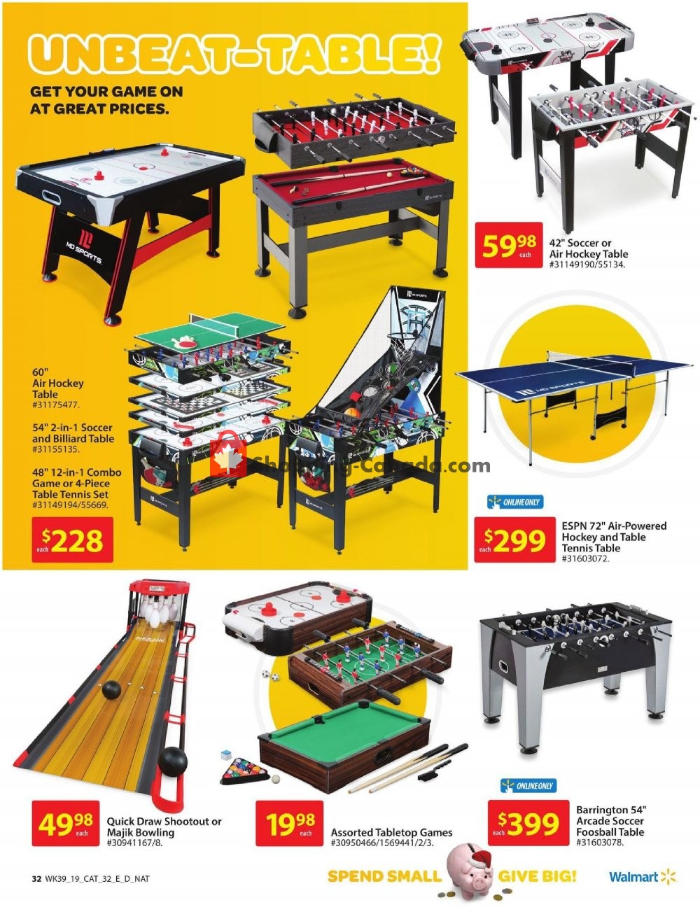 Walmart flyer from Thursday October 17, 2019 to Wednesday December 25, 2019 - page 33