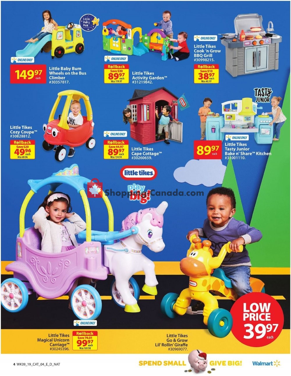 Walmart flyer from Thursday October 17, 2019 to Wednesday December 25, 2019 - page 4
