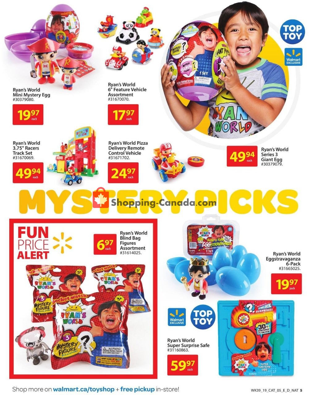 Walmart flyer from Thursday October 17, 2019 to Wednesday December 25, 2019 - page 5