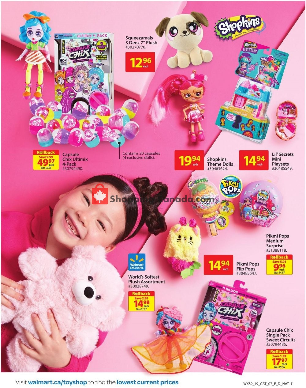 Walmart flyer from Thursday October 17, 2019 to Wednesday December 25, 2019 - page 7