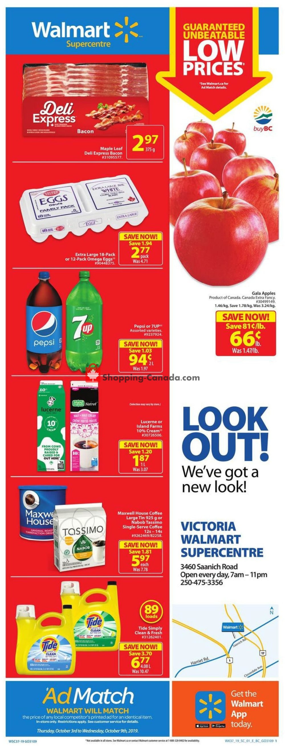 Walmart flyer from Thursday October 3, 2019 to Wednesday October 9, 2019 - page 3