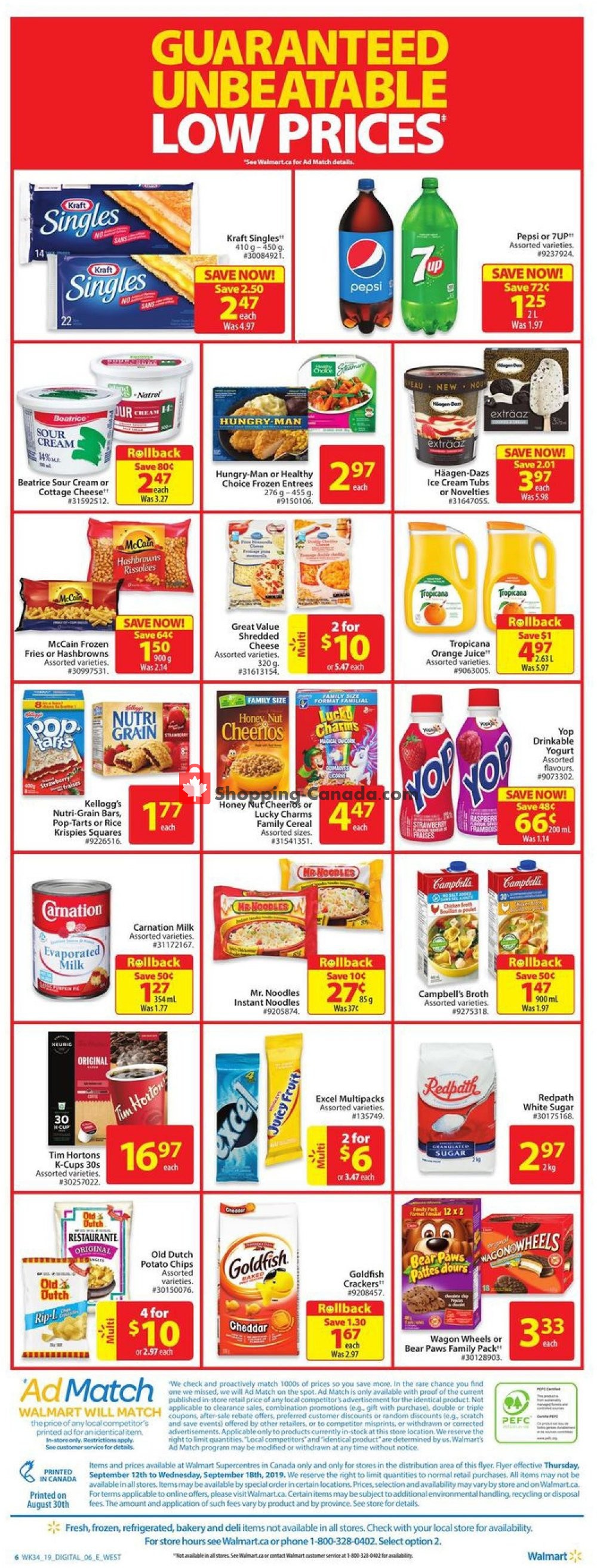 Walmart flyer from Thursday September 12, 2019 to Wednesday September 18, 2019 - page 3