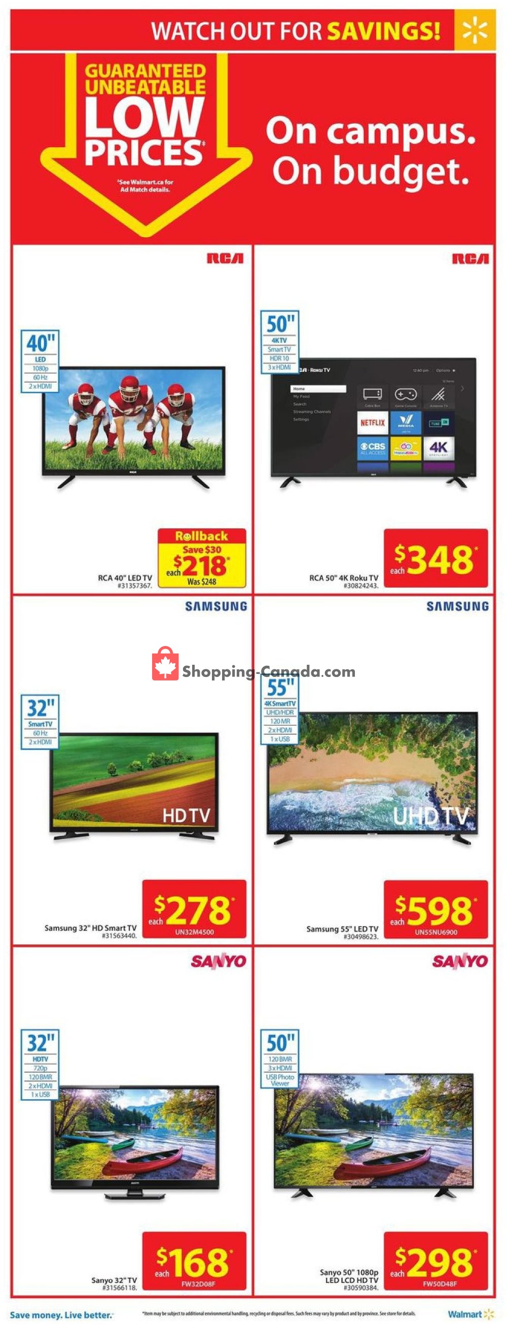 Walmart flyer from Thursday September 5, 2019 to Wednesday September 11, 2019 - page 14