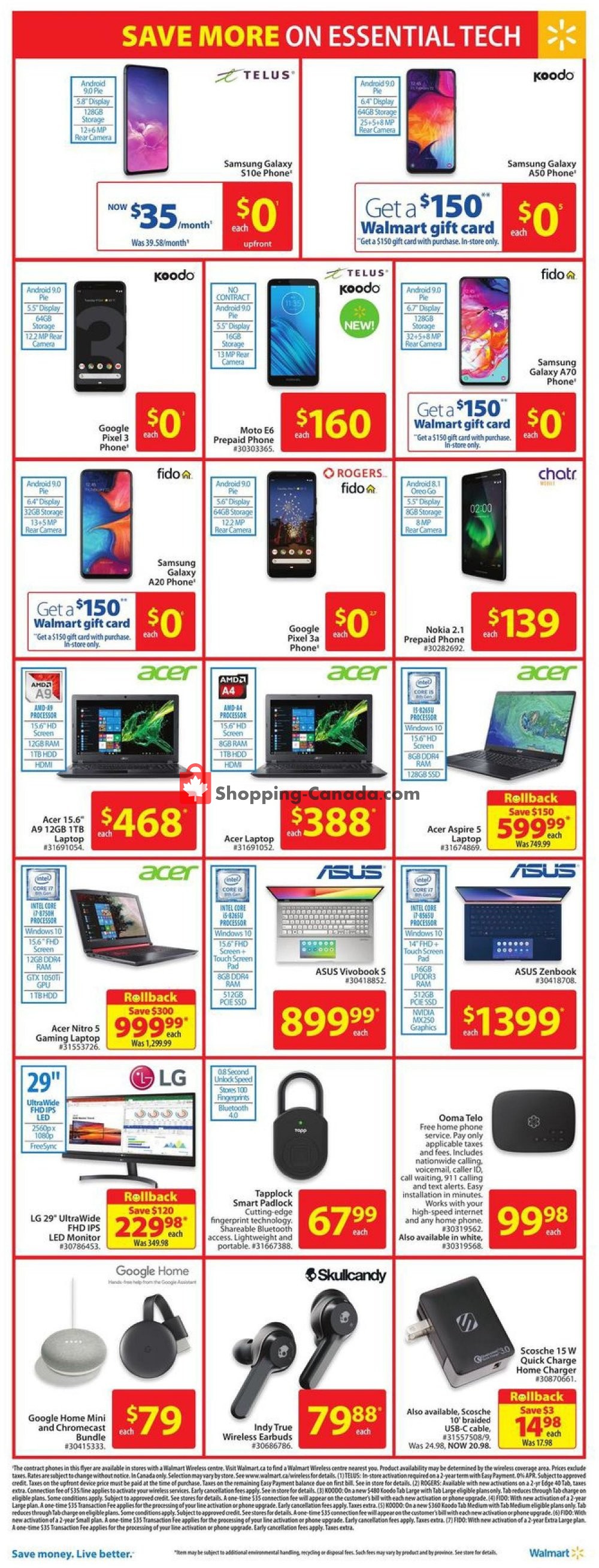 Walmart flyer from Thursday September 5, 2019 to Wednesday September 11, 2019 - page 16
