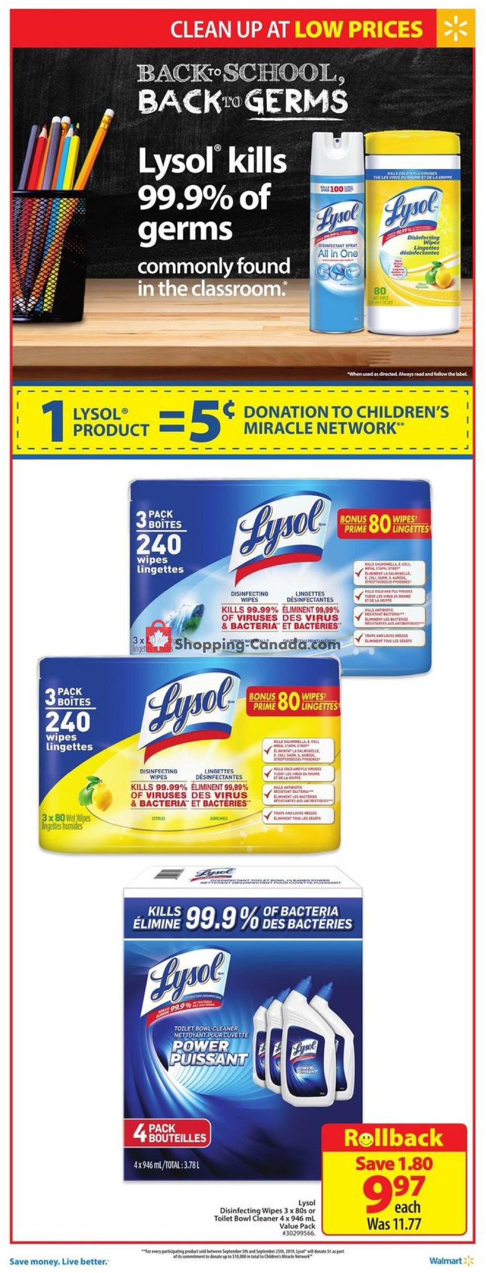 Walmart flyer from Thursday September 5, 2019 to Wednesday September 11, 2019 - page 7