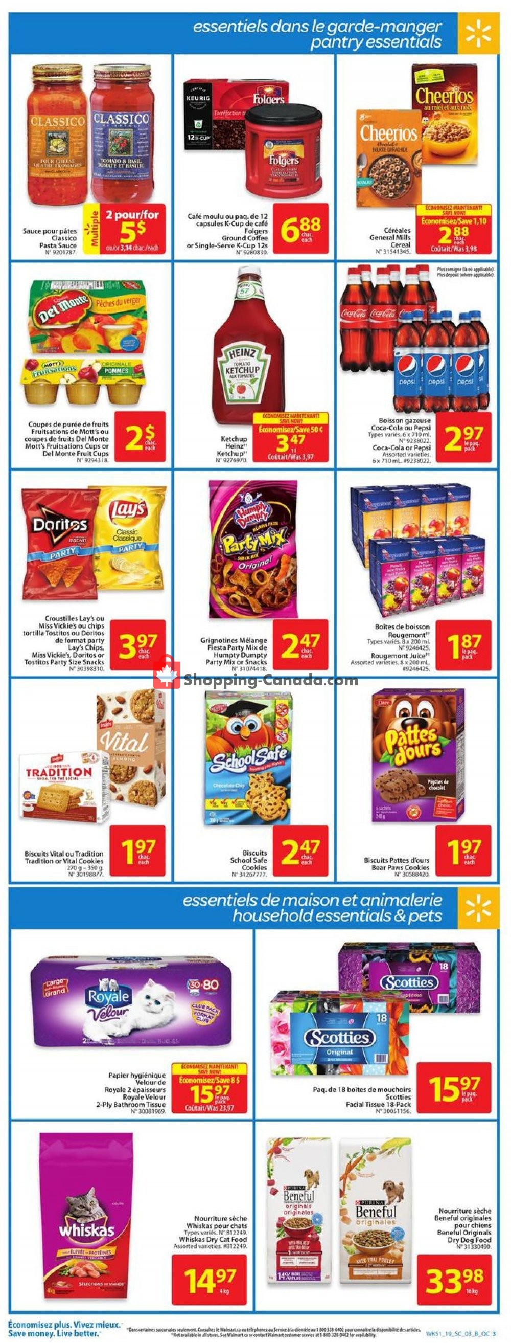 Walmart flyer from Thursday January 10, 2019 to Wednesday January 16, 2019 - page 3