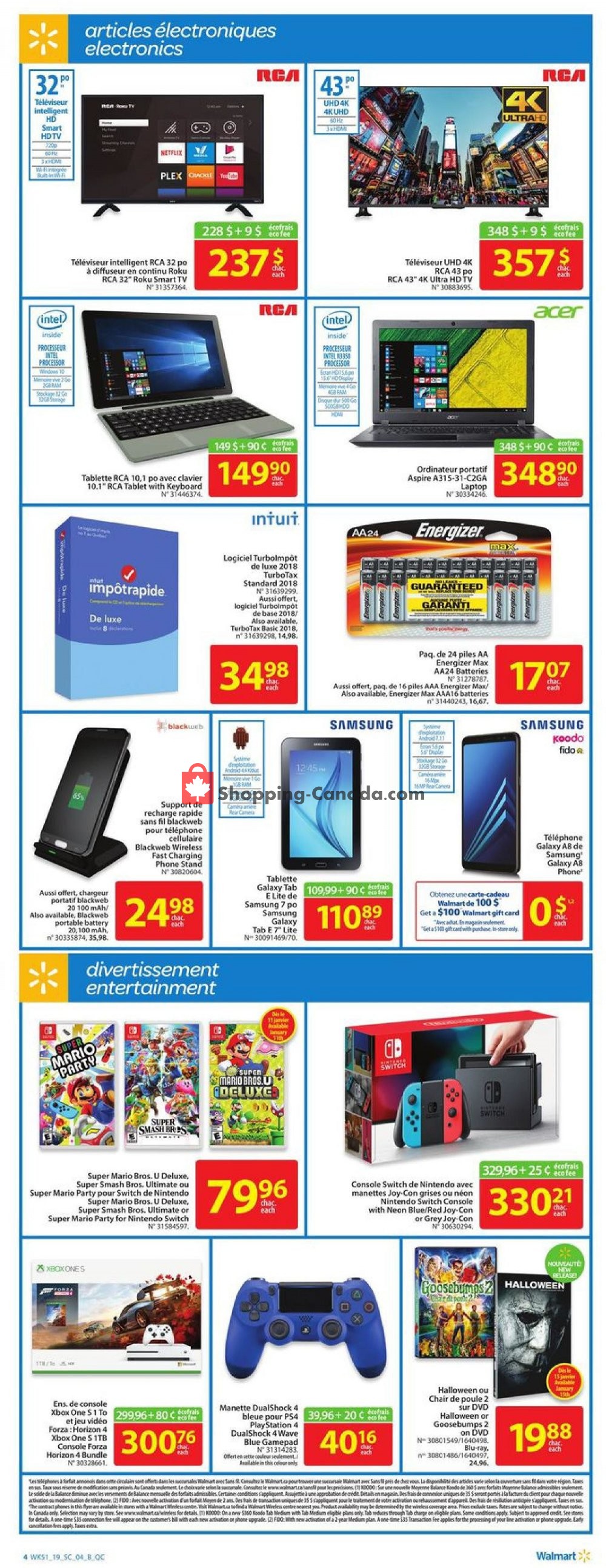 Walmart flyer from Thursday January 10, 2019 to Wednesday January 16, 2019 - page 4