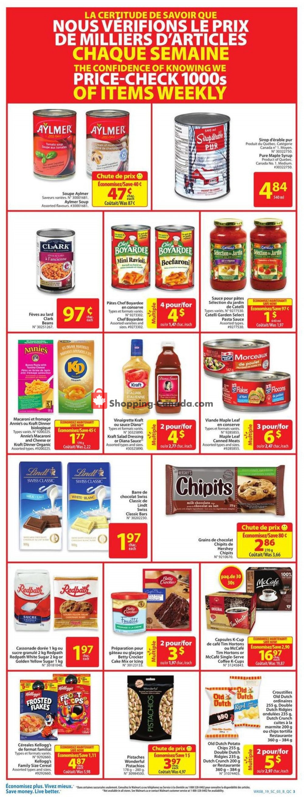 Walmart flyer from Thursday March 14, 2019 to Wednesday March 27, 2019 - page 3