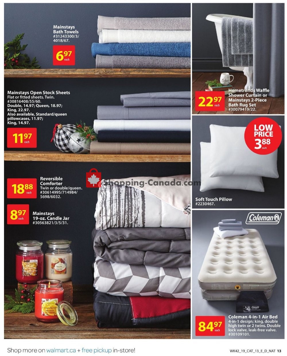 Walmart flyer from Thursday November 7, 2019 to Wednesday November 27, 2019 - page 13