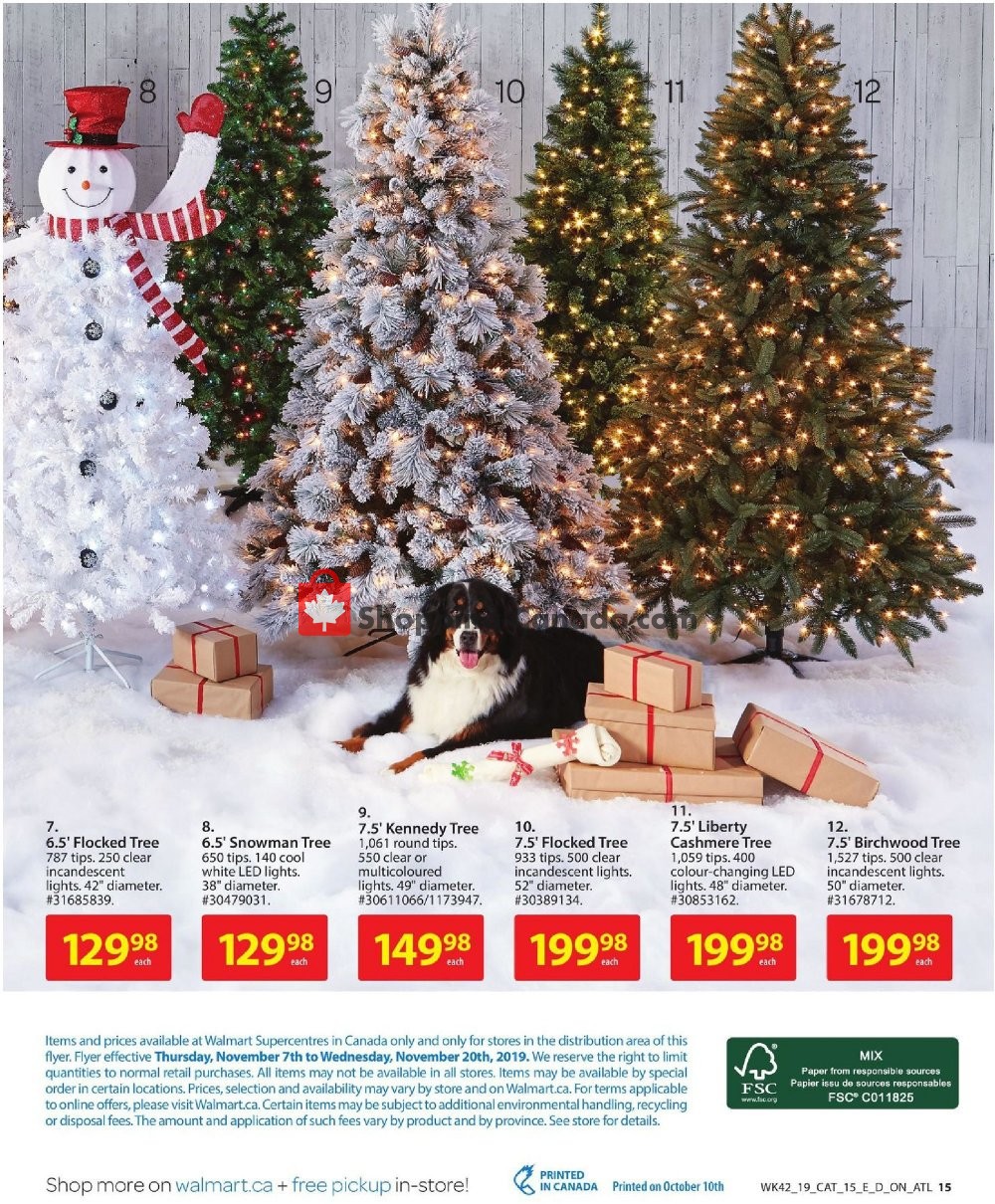 Walmart flyer from Thursday November 7, 2019 to Wednesday November 27, 2019 - page 15