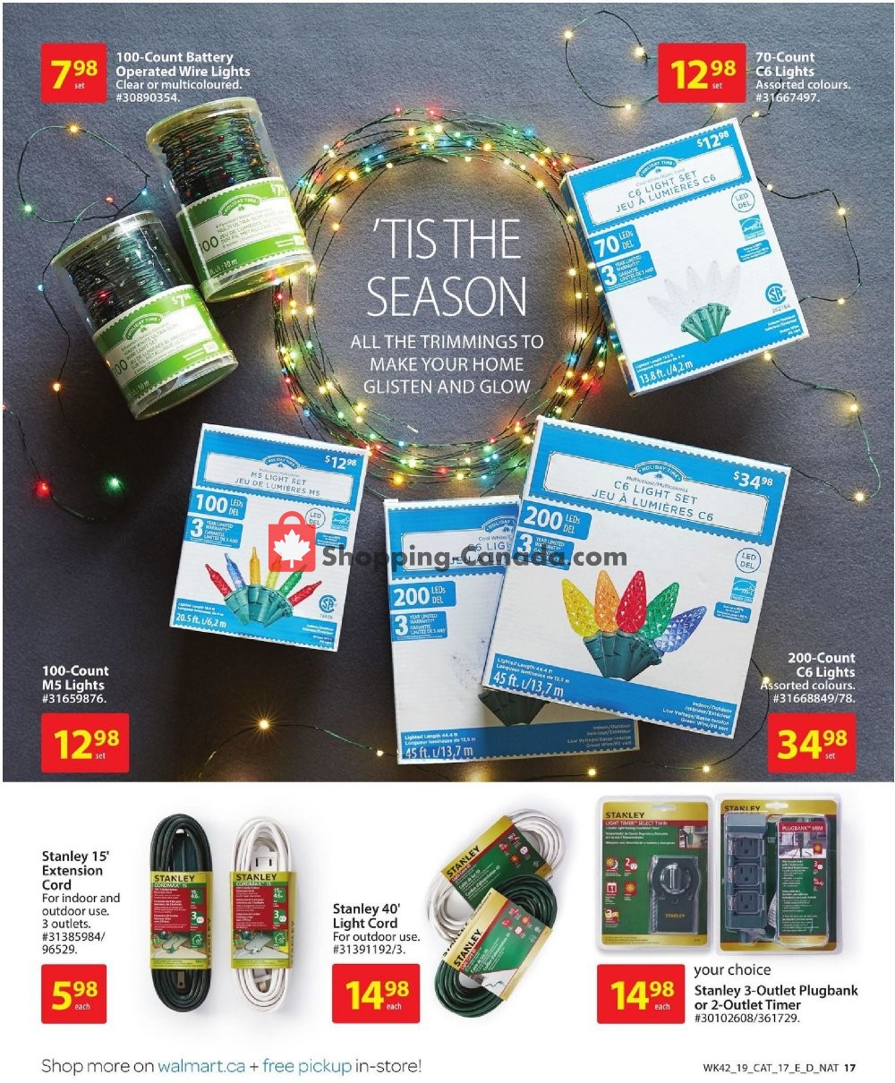Walmart flyer from Thursday November 7, 2019 to Wednesday November 27, 2019 - page 17