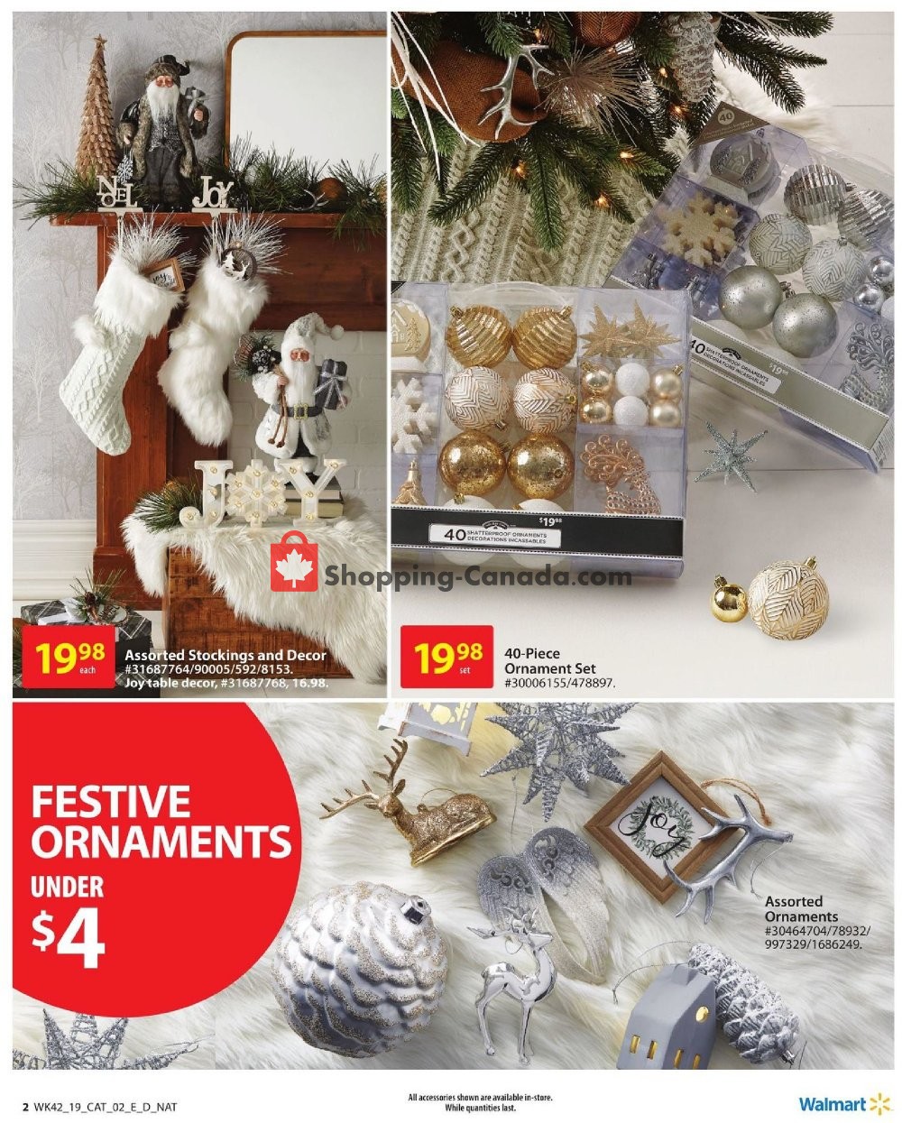 Walmart flyer from Thursday November 7, 2019 to Wednesday November 27, 2019 - page 2