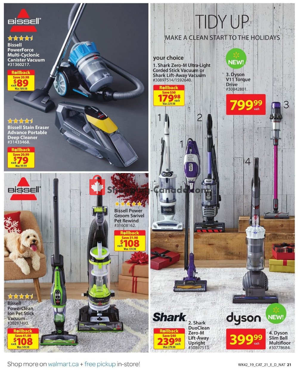 Walmart flyer from Thursday November 7, 2019 to Wednesday November 27, 2019 - page 21