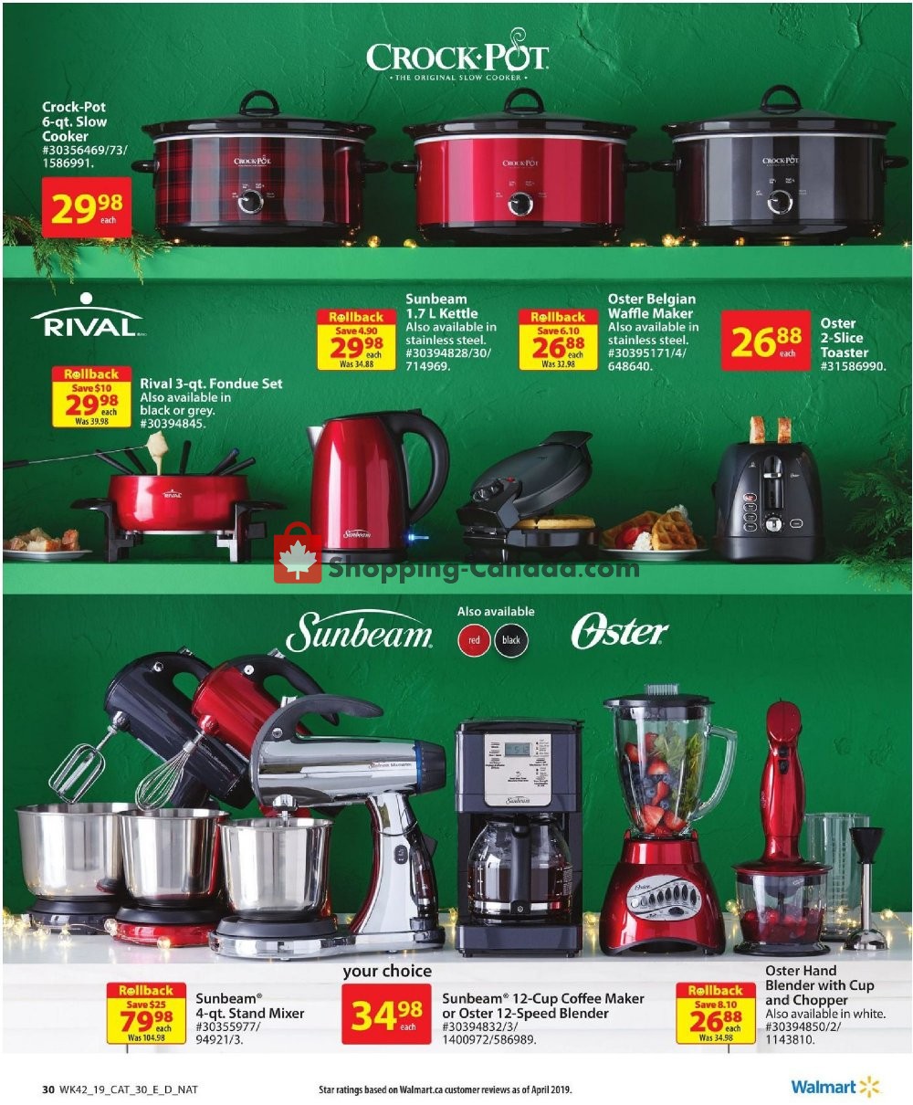 Walmart flyer from Thursday November 7, 2019 to Wednesday November 27, 2019 - page 30