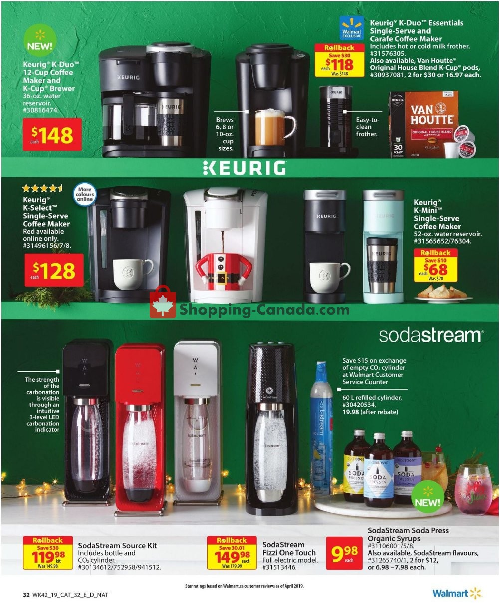 Walmart flyer from Thursday November 7, 2019 to Wednesday November 27, 2019 - page 32