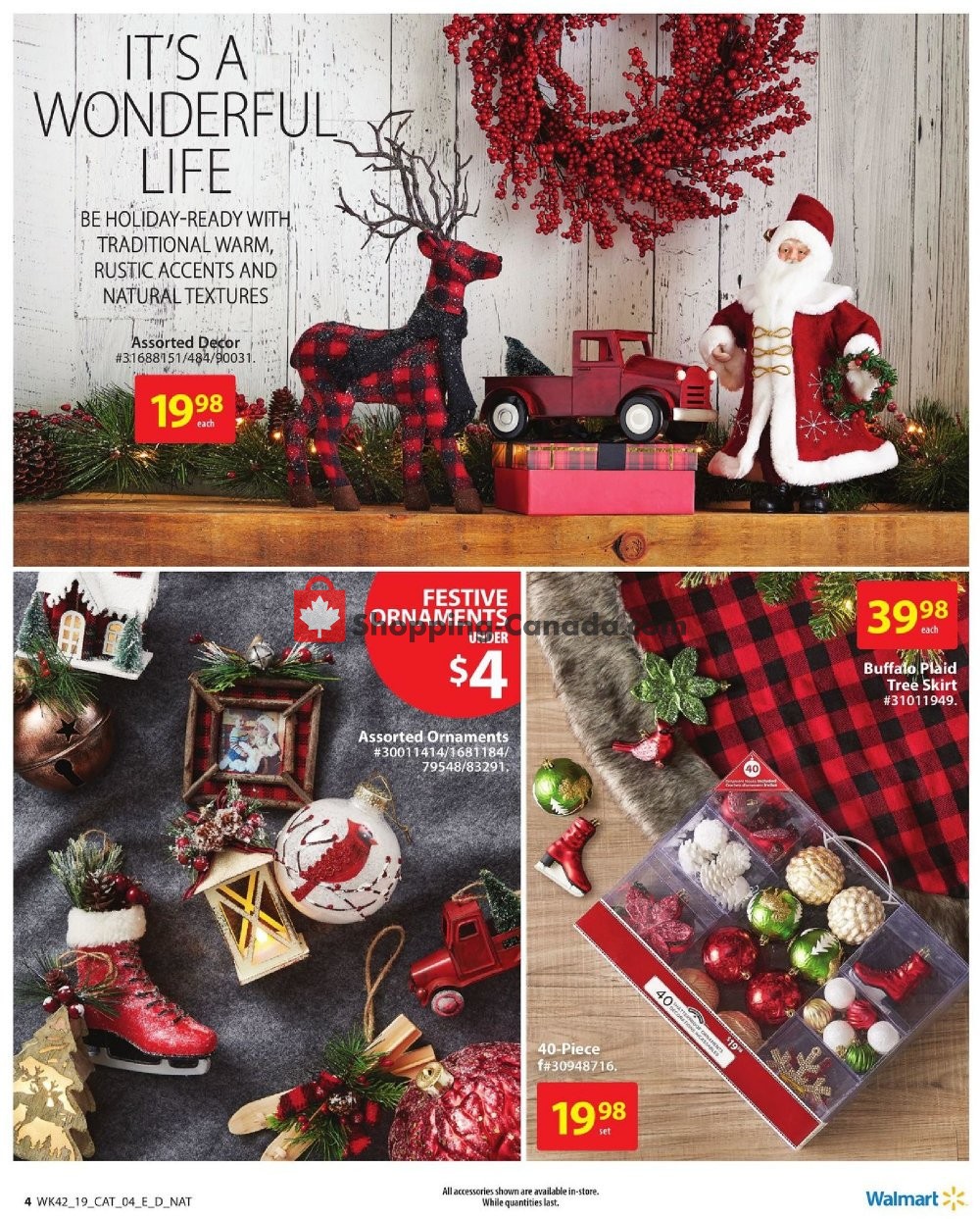 Walmart Canada, flyer (Holiday Essentials At Low Prices ON) November 7 November 27, 2019
