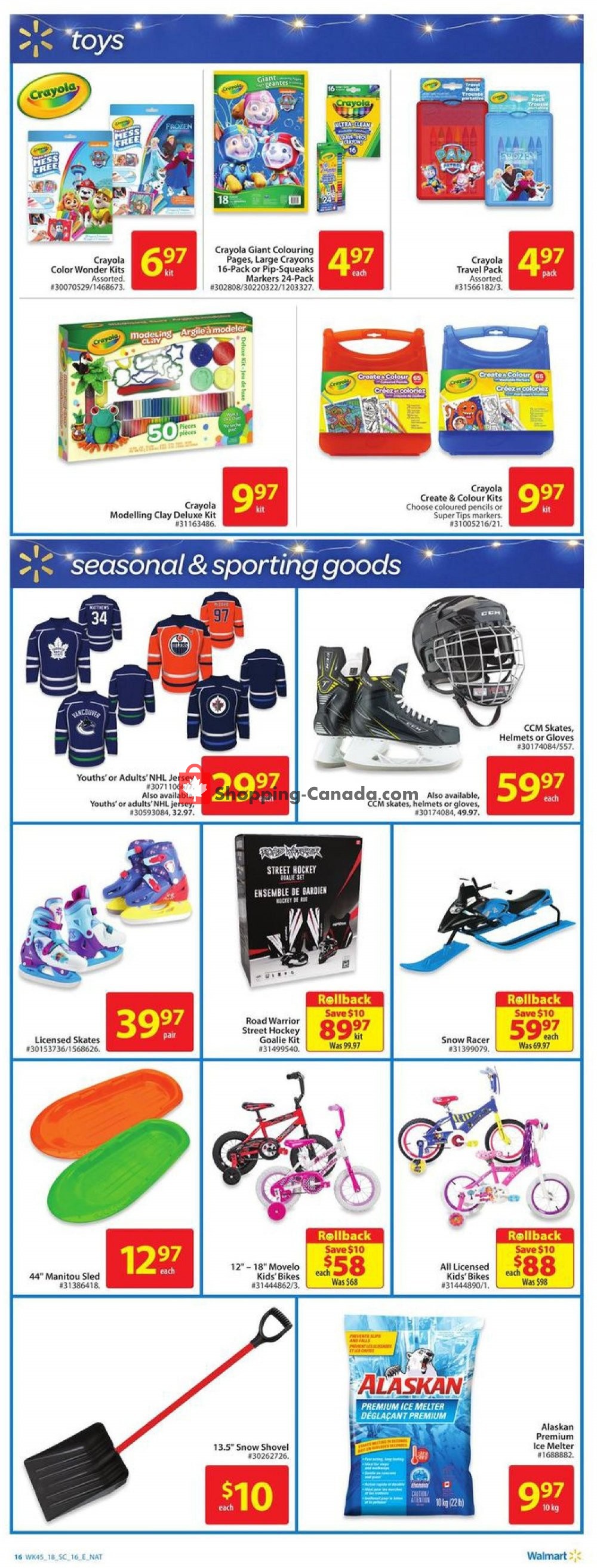 Walmart flyer from Thursday November 29, 2018 to Wednesday December 5, 2018 - page 16