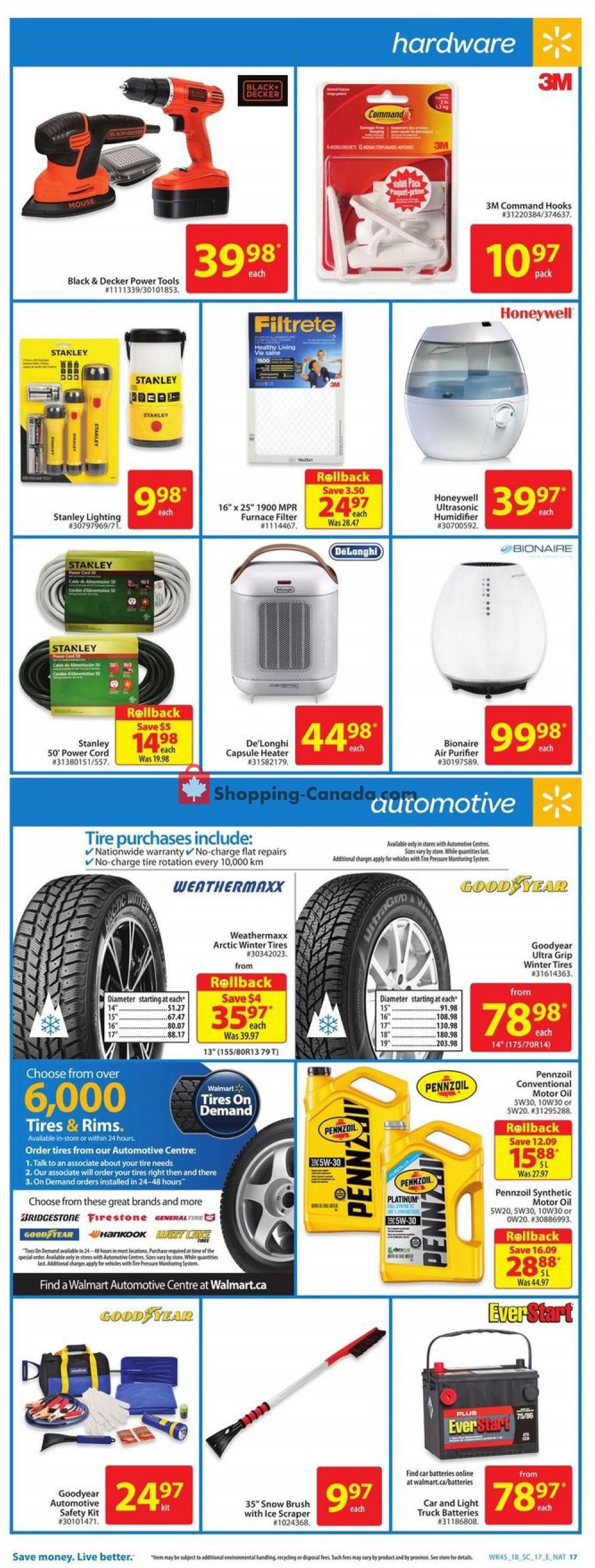 Walmart flyer from Thursday November 29, 2018 to Wednesday December 5, 2018 - page 17