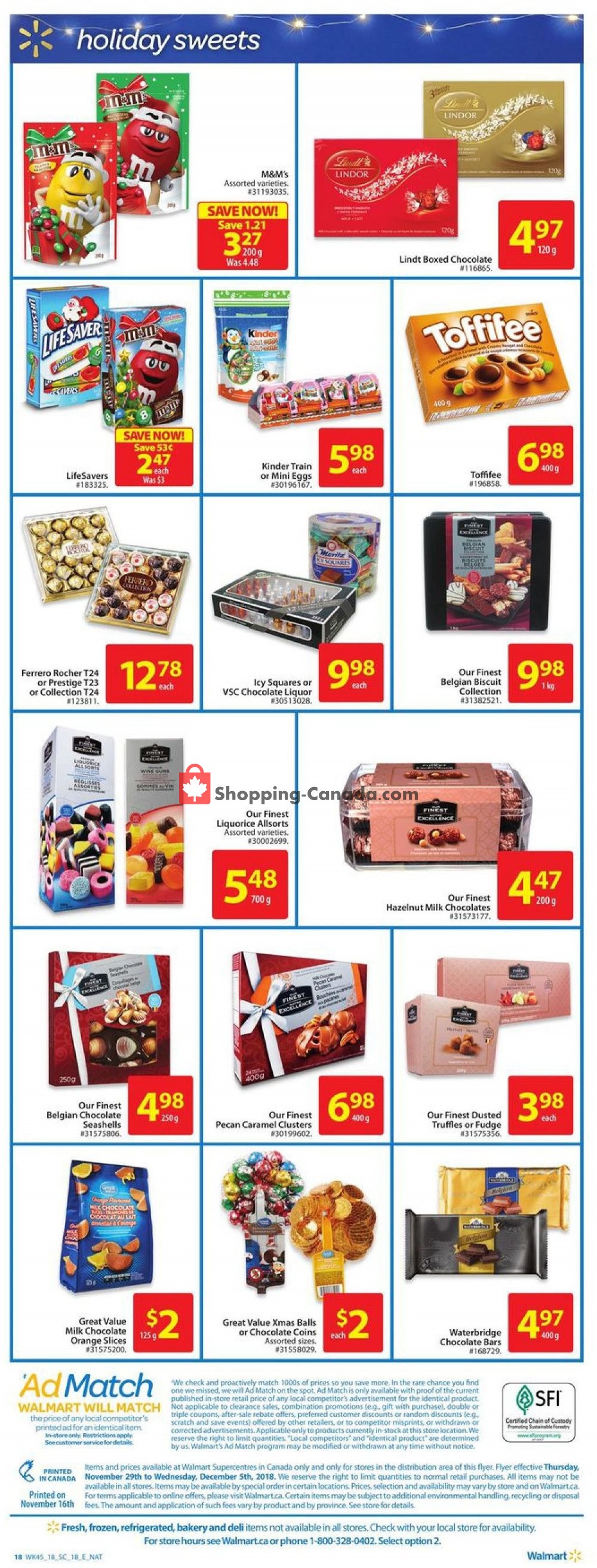 Walmart flyer from Thursday November 29, 2018 to Wednesday December 5, 2018 - page 18