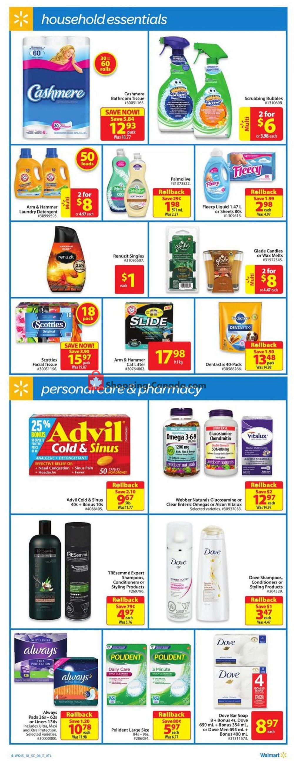 Walmart flyer from Thursday November 29, 2018 to Wednesday December 5, 2018 - page 6