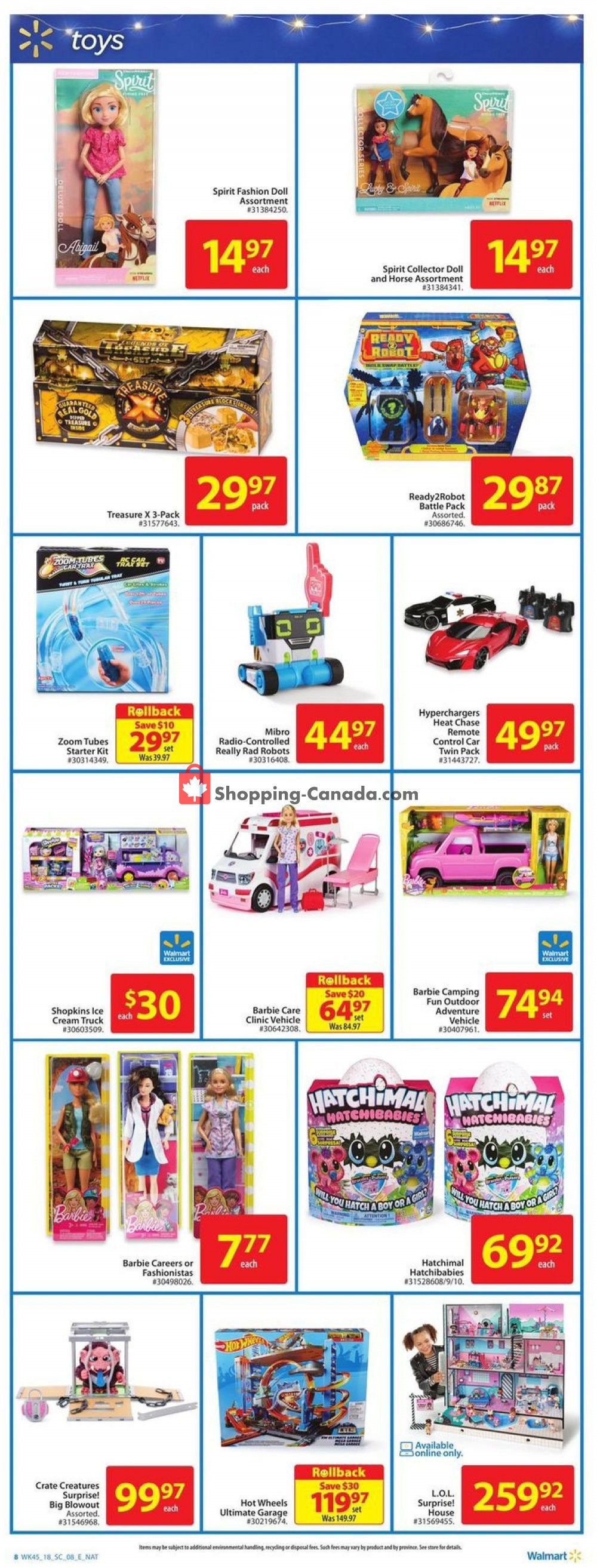 Walmart flyer from Thursday November 29, 2018 to Wednesday December 5, 2018 - page 8