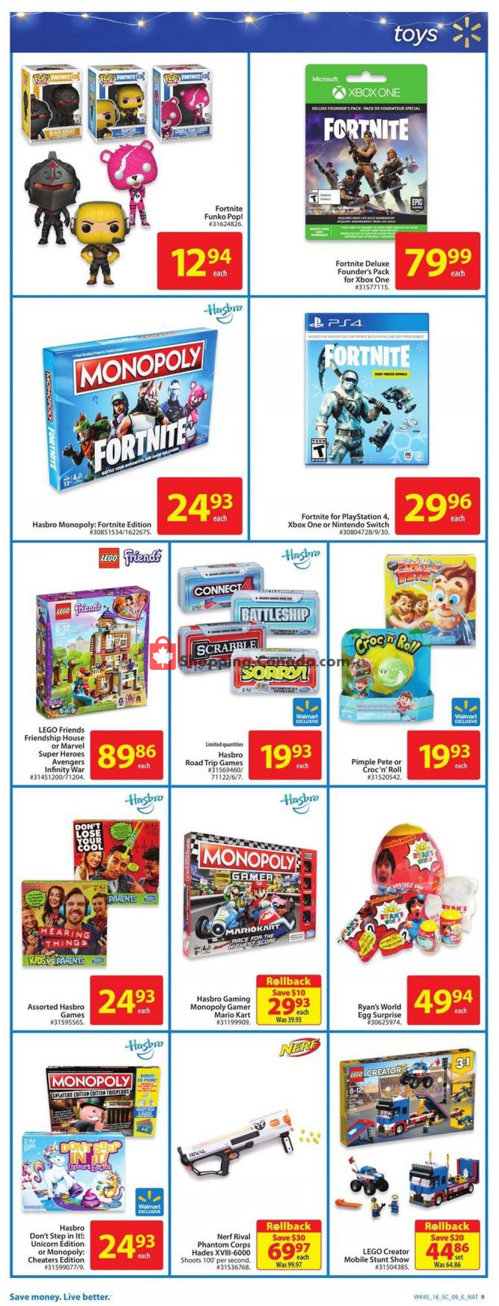 Walmart flyer from Thursday November 29, 2018 to Wednesday December 5, 2018 - page 9