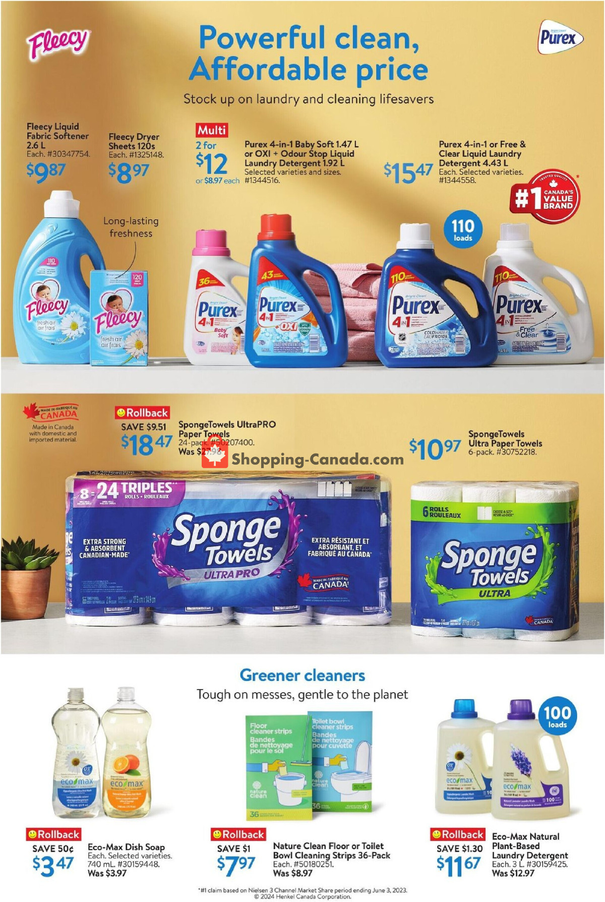 Walmart flyer from Thursday March 14, 2024 to Wednesday April 3, 2024 - page 14