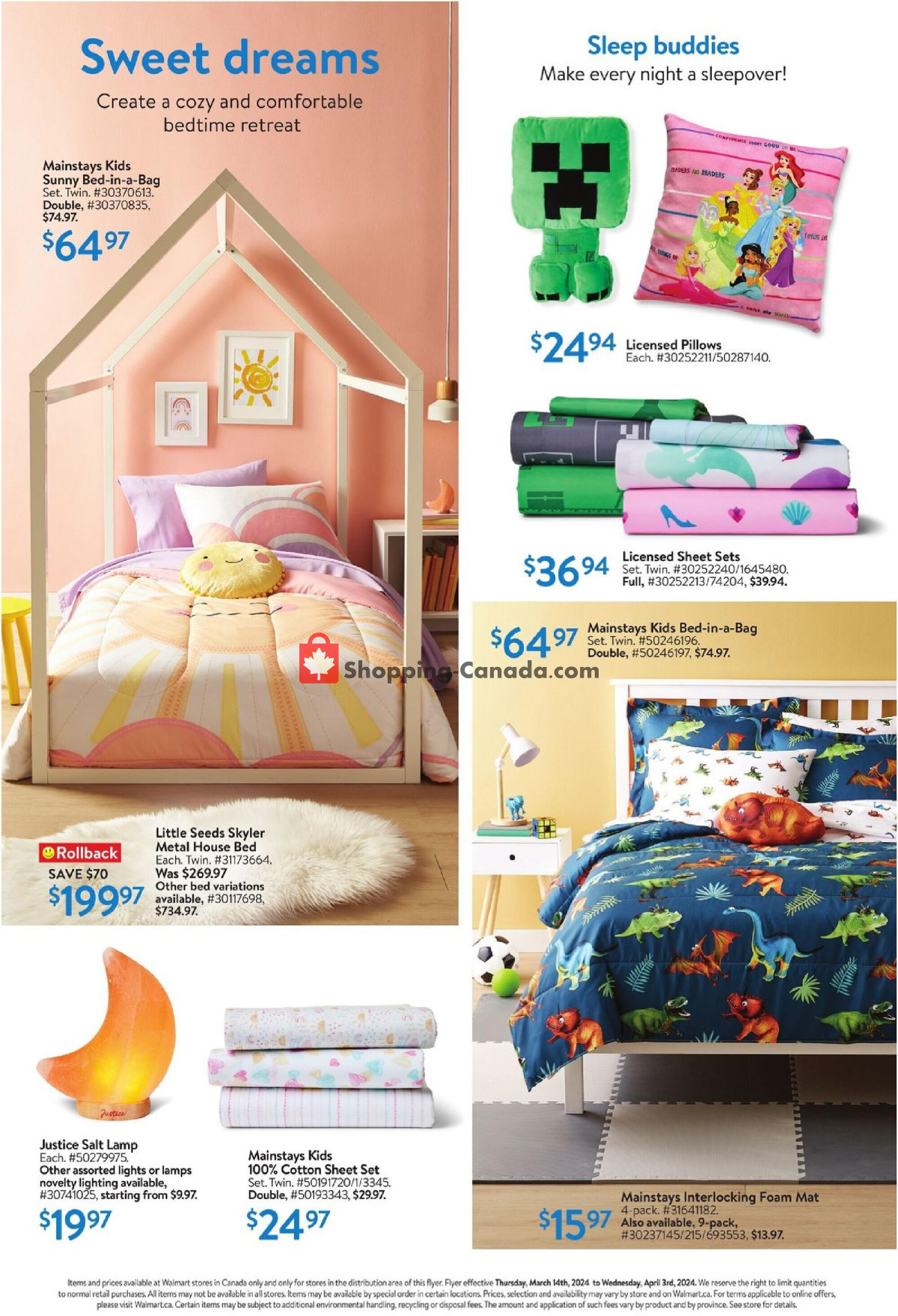 Walmart flyer from Thursday March 14, 2024 to Wednesday April 3, 2024 - page 3
