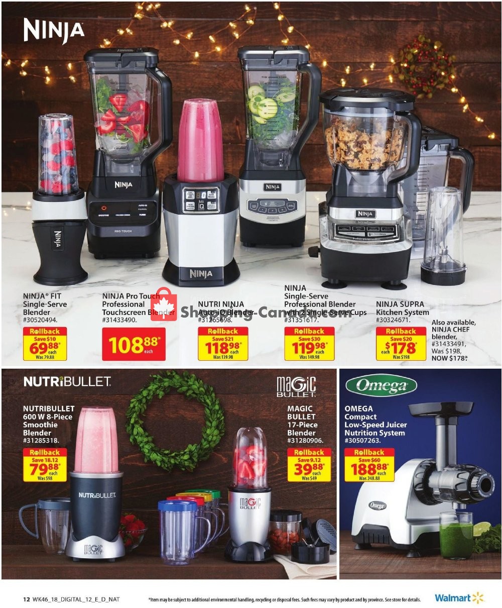 Walmart flyer from Thursday December 6, 2018 to Monday December 24, 2018 - page 12