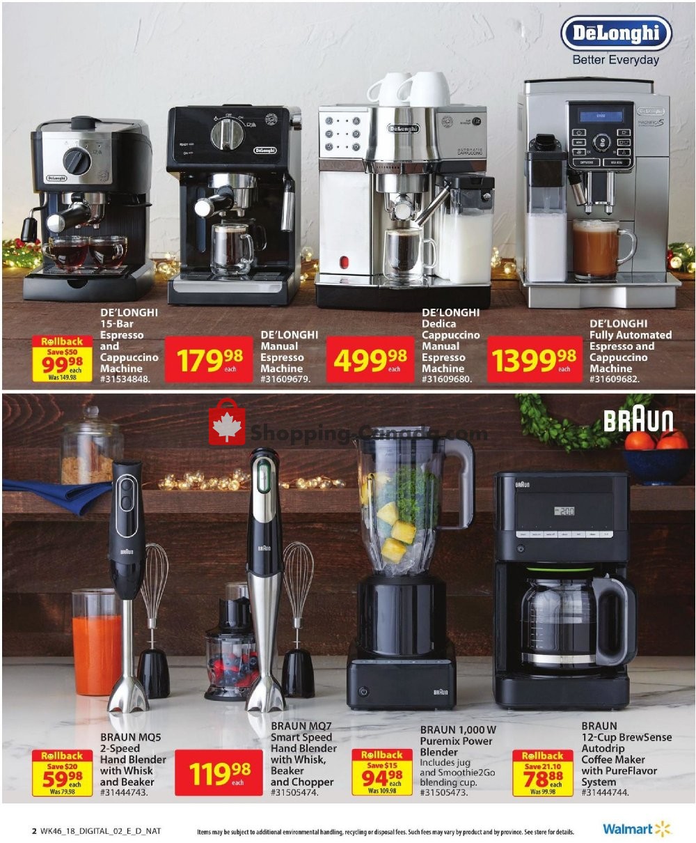 Walmart flyer from Thursday December 6, 2018 to Monday December 24, 2018 - page 2