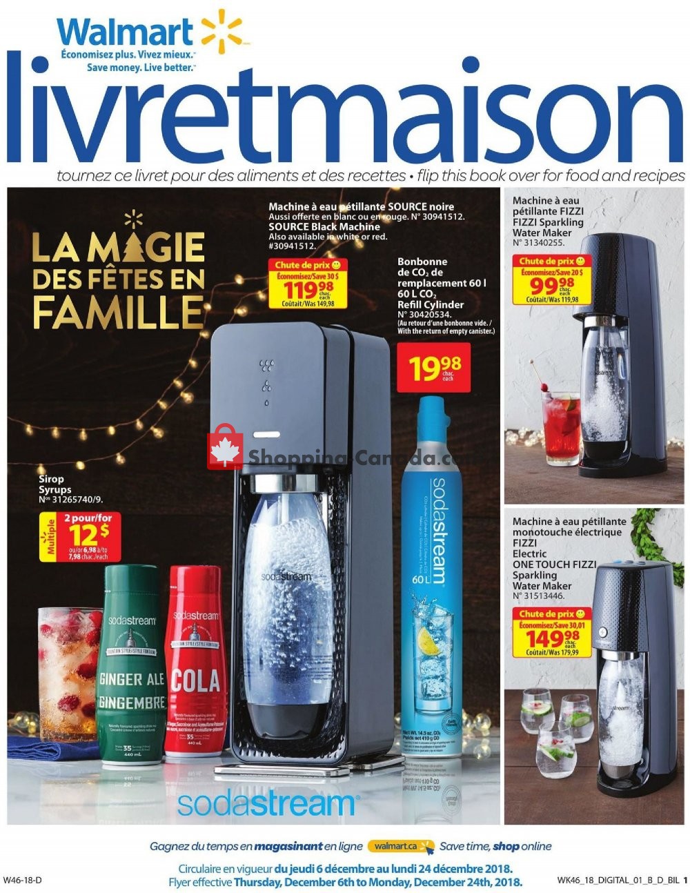Walmart flyer from Thursday December 6, 2018 to Monday December 24, 2018 - page 1