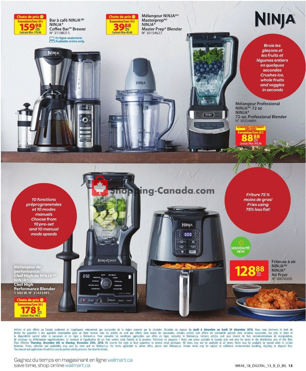 Walmart flyer from Thursday December 6, 2018 to Monday December 24, 2018 - page 13