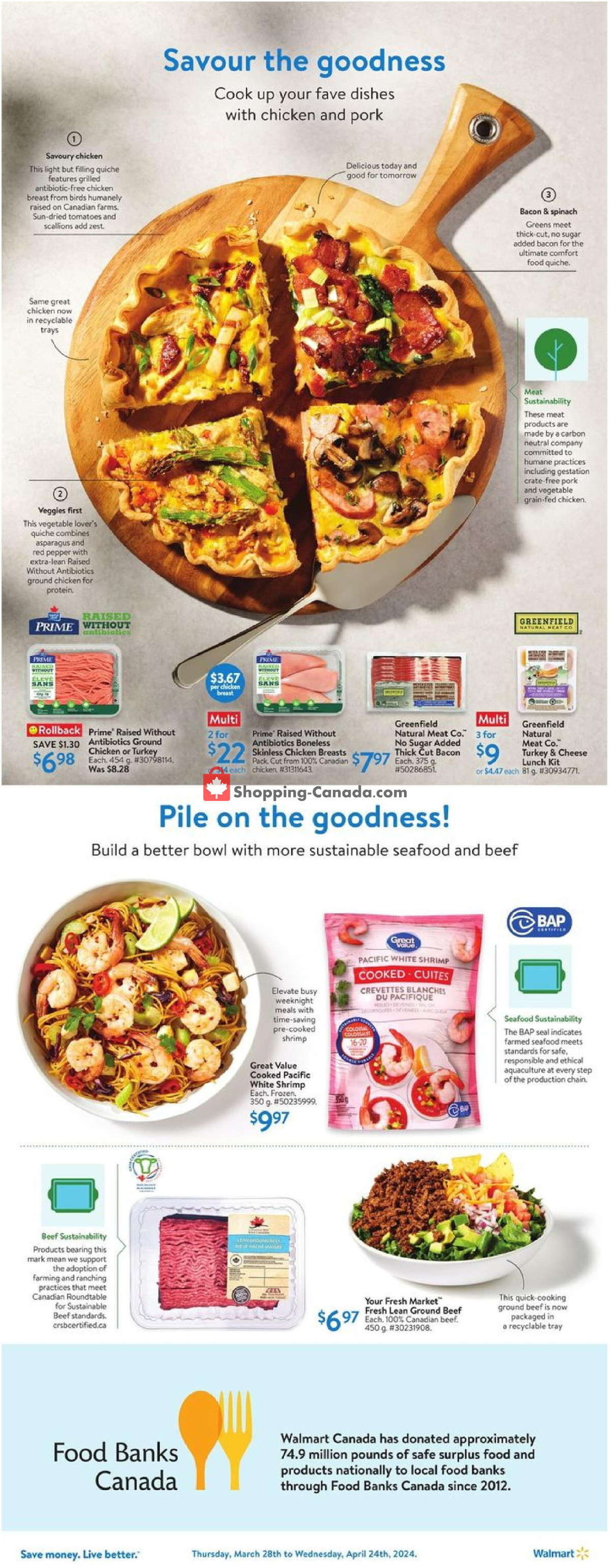 Walmart flyer from Thursday March 28, 2024 to Wednesday April 24, 2024 - page 6