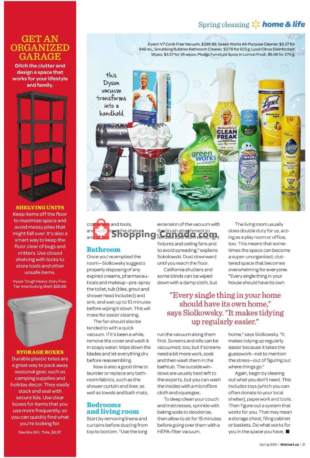 Walmart flyer from Monday April 8, 2019 to Friday May 17, 2019 - page 31