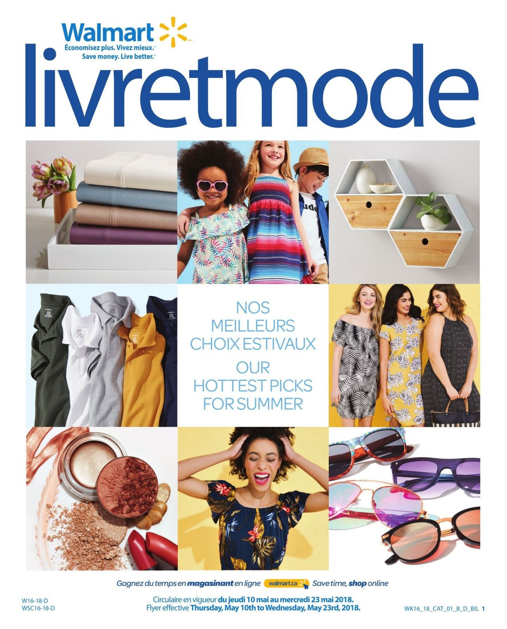 Walmart flyer from Thursday May 10, 2018 to Wednesday May 23, 2018 - page 1