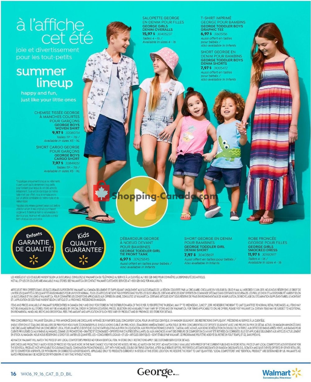 Walmart flyer from Thursday May 9, 2019 to Wednesday June 5, 2019 - page 16