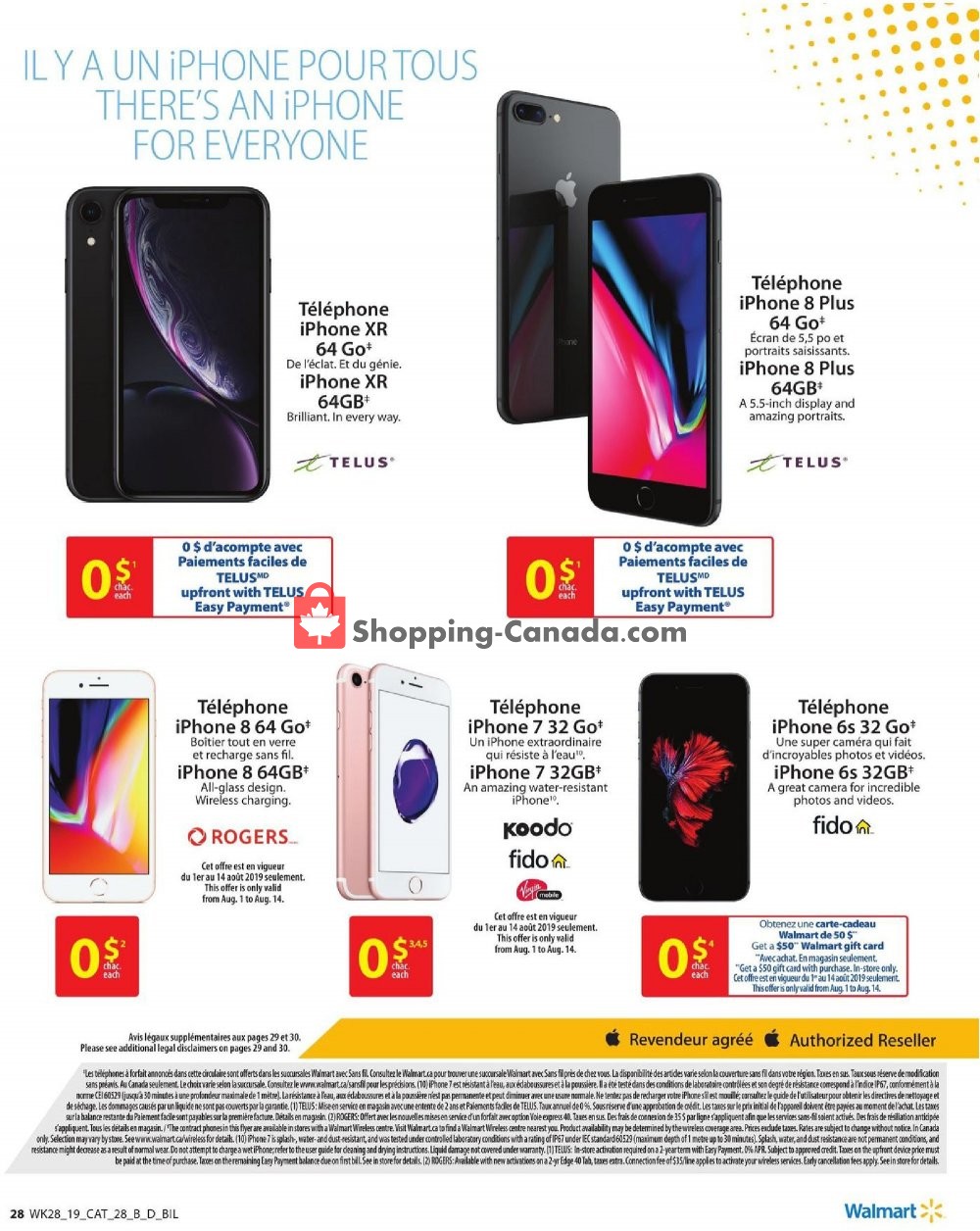 Walmart flyer from Thursday August 1, 2019 to Wednesday August 28, 2019 - page 30