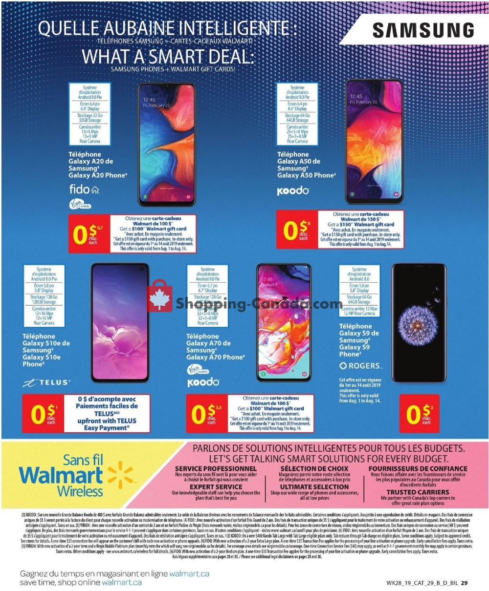 Walmart flyer from Thursday August 1, 2019 to Wednesday August 28, 2019 - page 31