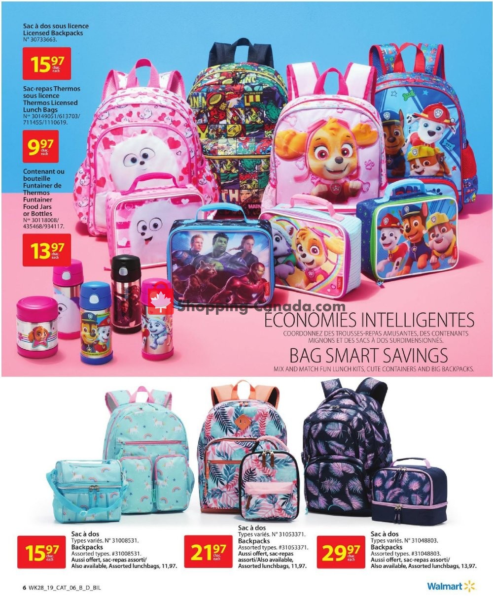 Walmart flyer from Thursday August 1, 2019 to Wednesday August 28, 2019 - page 6