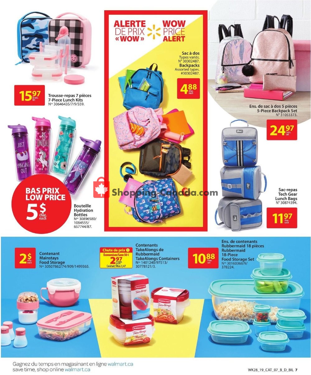 Walmart flyer from Thursday August 1, 2019 to Wednesday August 28, 2019 - page 7
