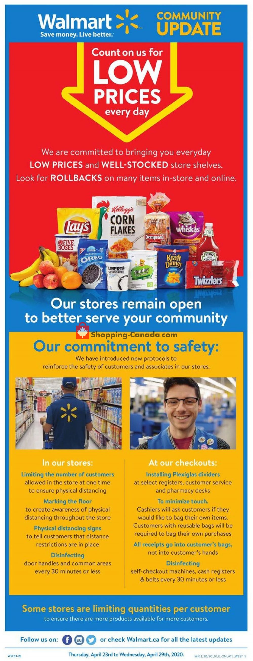Walmart flyer from Thursday April 23, 2020 to Wednesday April 29, 2020 - page 2