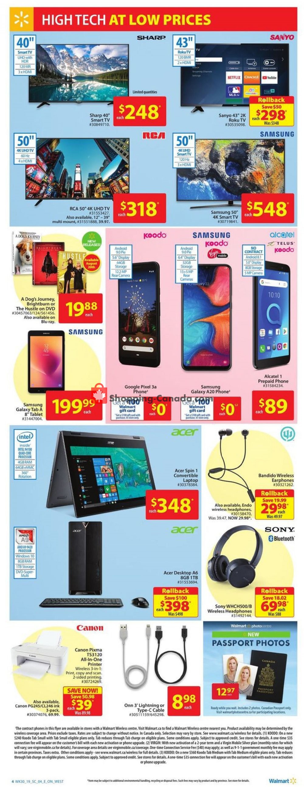 Walmart flyer from Thursday August 15, 2019 to Wednesday August 21, 2019 - page 4