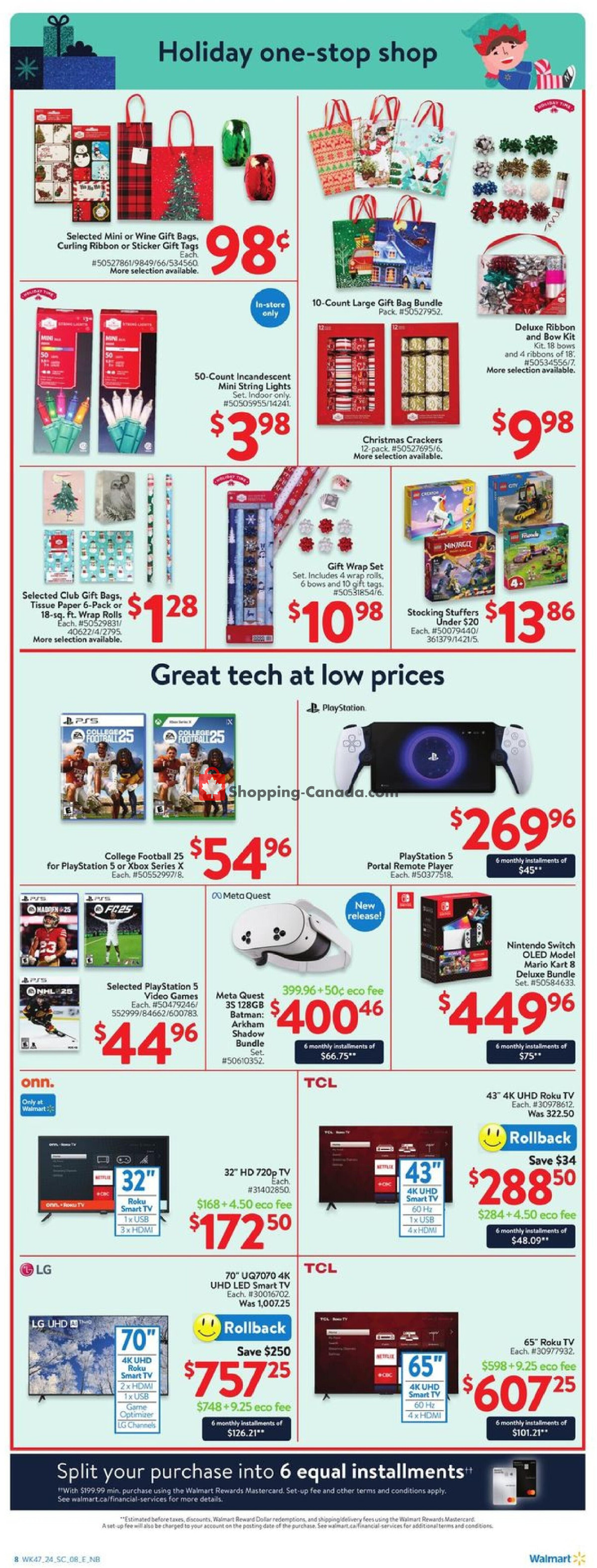 Walmart flyer from Thursday December 12, 2024 to Wednesday December 18, 2024 - page 15