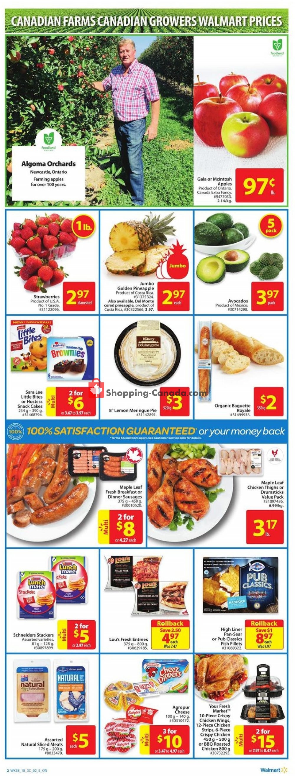 Walmart flyer from Thursday October 11, 2018 to Wednesday October 17, 2018 - page 2