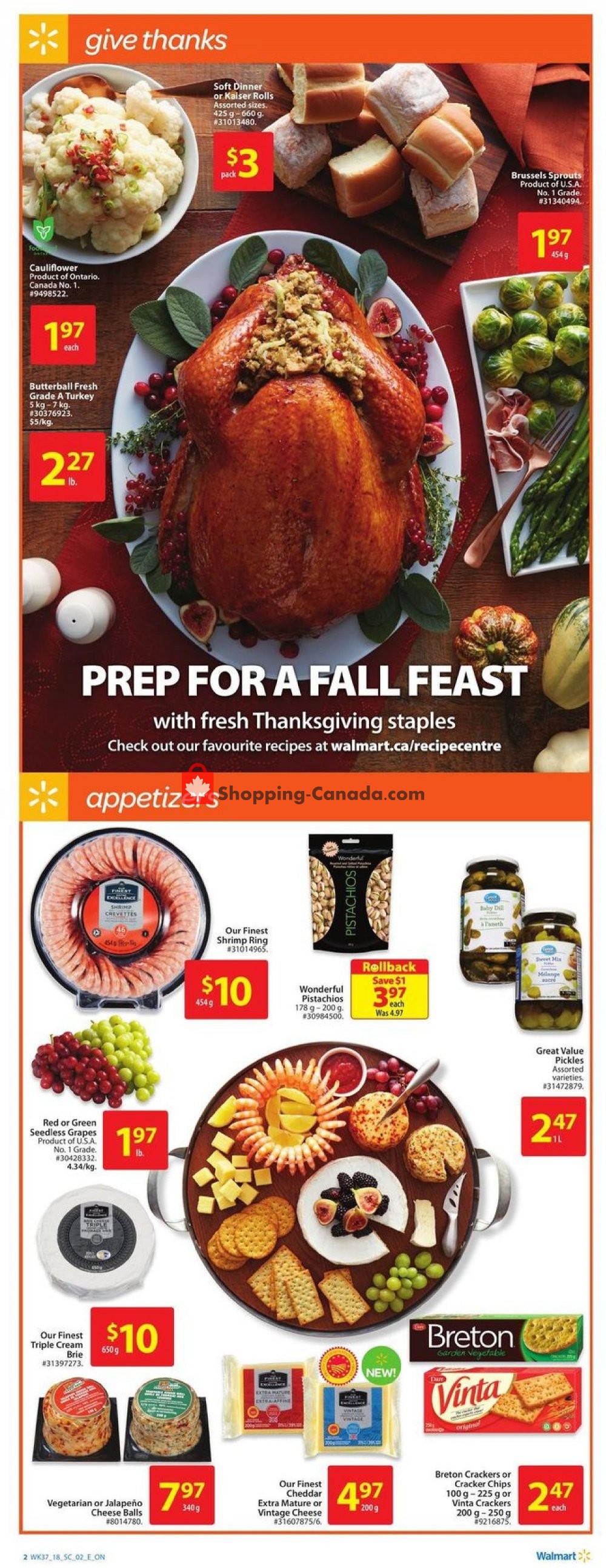 Walmart flyer from Thursday October 4, 2018 to Wednesday October 10, 2018 - page 2